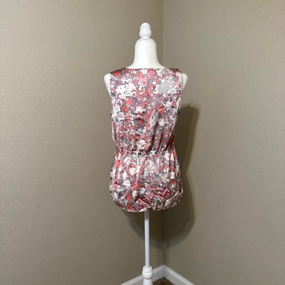 Banana Republic Pink Print Blouse Size: Large - Picture 6 of 6
